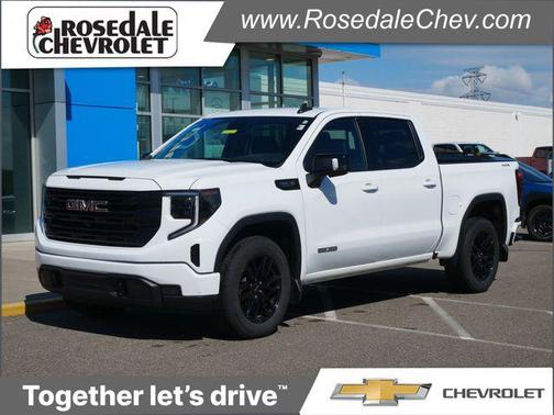 Summit White 2023 GMC Sierra 1500 Elevation