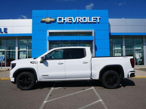 Summit White 2023 GMC Sierra 1500 Elevation