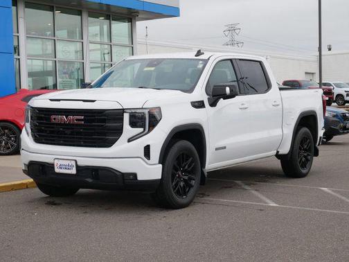 Summit White 2023 GMC Sierra 1500 Elevation