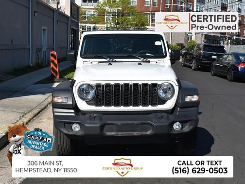 Bright White Clearcoat 2025 Jeep Wrangler Sport S