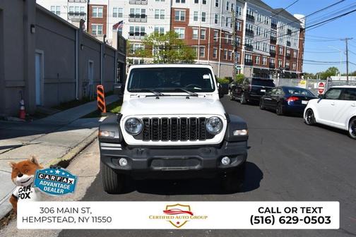 Bright White Clearcoat 2025 Jeep Wrangler Sport S