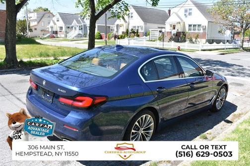Phytonic Blue Metallic 2022 BMW 540 i xDrive