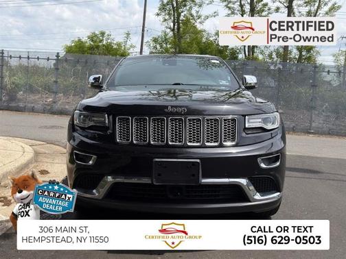 Brilliant Black Crystal Pearlcoat 2015 Jeep Grand Cherokee Summit