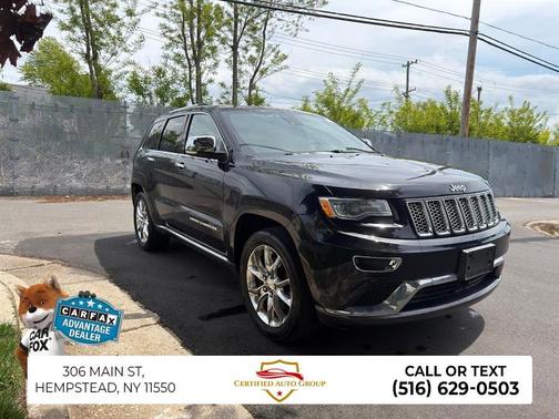 Brilliant Black Crystal Pearlcoat 2015 Jeep Grand Cherokee Summit