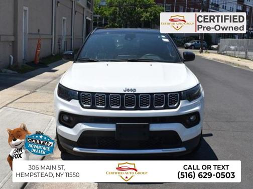 Bright White Clearcoat 2025 Jeep Compass Limited