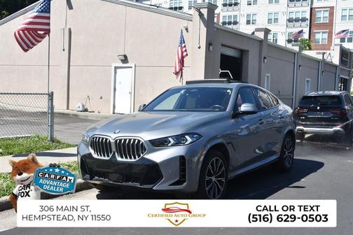Skyscraper Grey Metallic 2025 BMW X6 xDrive40i