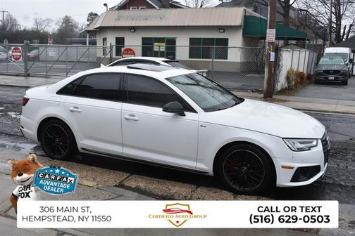 Ibis White 2019 Audi A4 2.0T Premium Plus