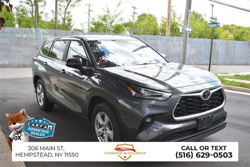 Magnetic Gray Metallic 2025 Toyota Highlander LE