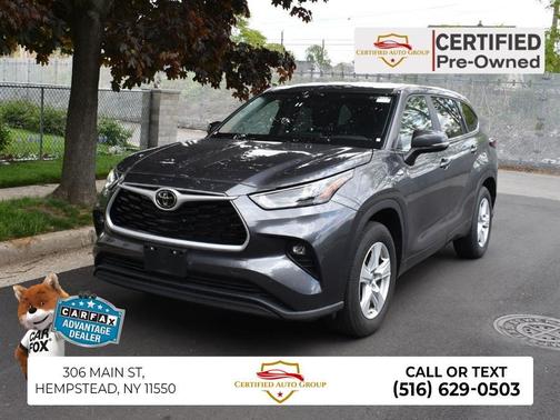 Magnetic Gray Metallic 2025 Toyota Highlander LE