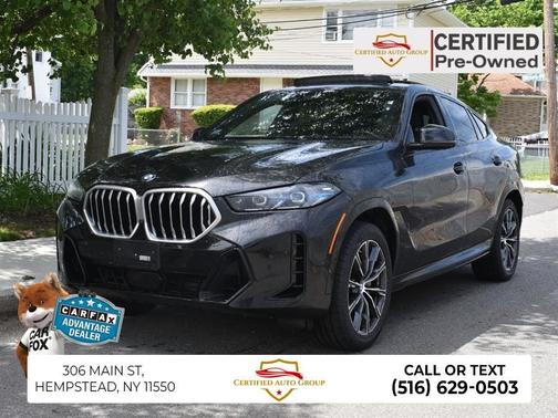 Black Sapphire Metallic 2025 BMW X6 xDrive40i