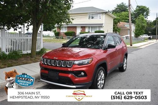 Red Hot Pearlcoat 2026 Jeep Compass Limited