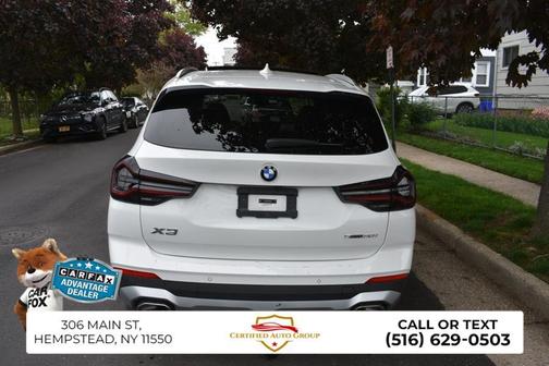 Alpine White 2024 BMW X3 sDrive30i