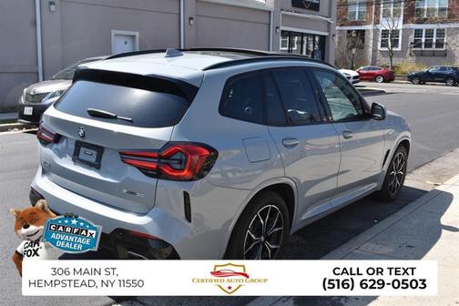 Gray Metallic 2023 BMW X3 sDrive30i