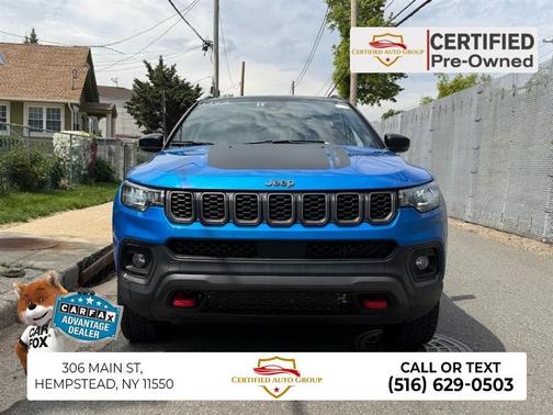 Hydro Blue Pearlcoat 2025 Jeep Compass Trailhawk