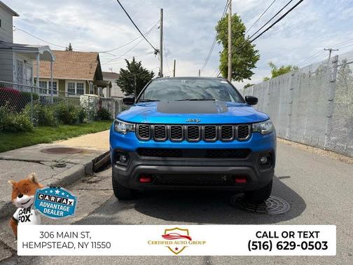 Hydro Blue Pearlcoat 2025 Jeep Compass Trailhawk