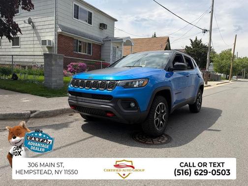 Hydro Blue Pearlcoat 2025 Jeep Compass Trailhawk