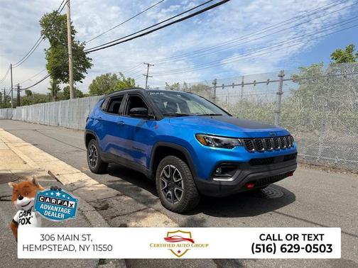 Hydro Blue Pearlcoat 2025 Jeep Compass Trailhawk