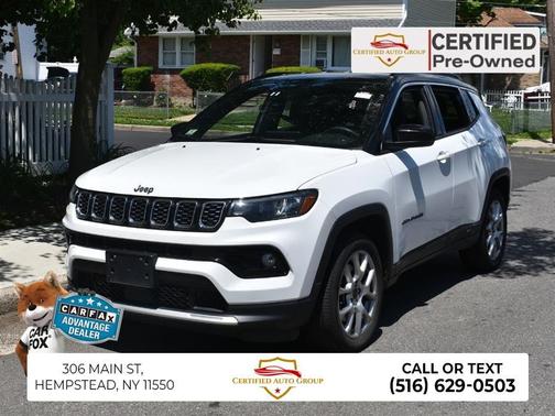 Bright White Clearcoat 2025 Jeep Compass Limited