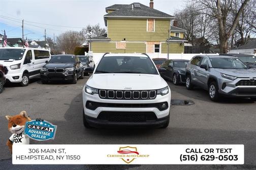 Bright White Clearcoat 2025 Jeep Compass Limited