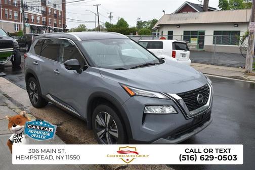 Boulder Gray Pearl/super Black 2021 Nissan Rogue SL