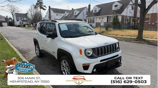 Alpine White Clearcoat 2023 Jeep Renegade Limited