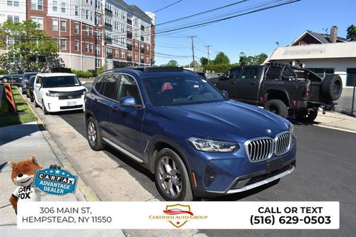 Phytonic Blue Metallic 2023 BMW X3 xDrive30i