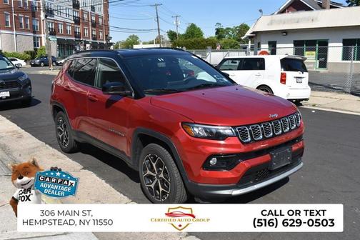 Red Hot Pearlcoat 2025 Jeep Compass Limited