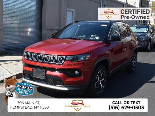 Red Hot Pearlcoat 2025 Jeep Compass Limited