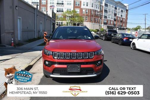 Red Hot Pearlcoat 2025 Jeep Compass Limited