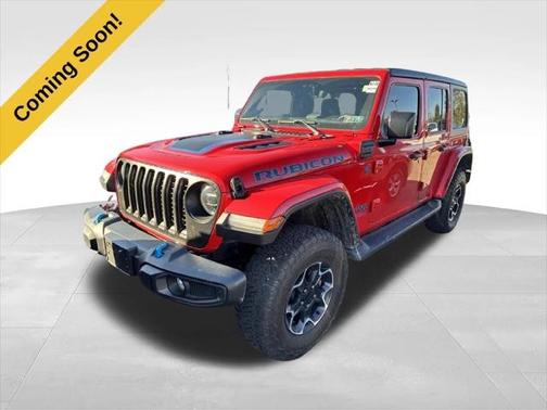 Red Clearcoat 2022 Jeep Wrangler Unlimited 4xe Unlimited Rubicon 4x4
