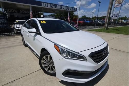Quartz White Pearl 2016 Hyundai SONATA Sport