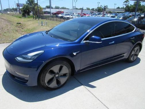Deep Blue Metallic 2018 Tesla Model 3 Mid Range