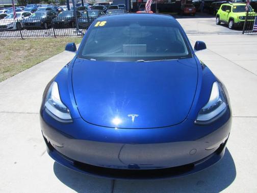 Deep Blue Metallic 2018 Tesla Model 3 Mid Range