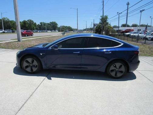 Deep Blue Metallic 2018 Tesla Model 3 Mid Range
