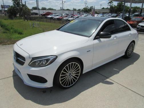White 2016 Mercedes-Benz C-Class 4MATIC