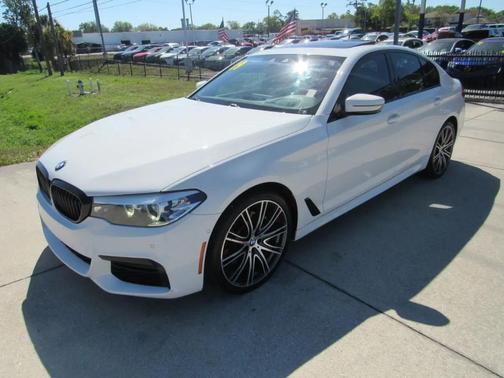 Alpine White 2019 BMW 540 540i Sedan