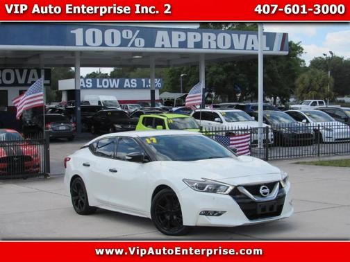 Pearl White 2017 Nissan Maxima 3.5 SV