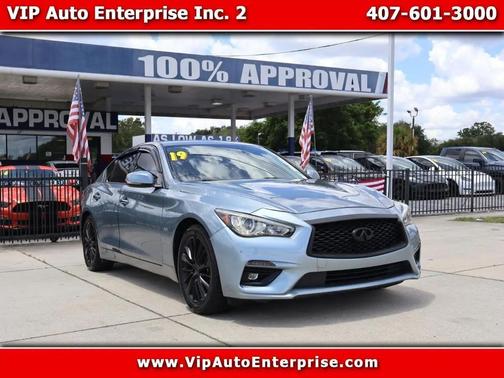 Hagane Blue 2019 INFINITI Q50 3.0t LUXE