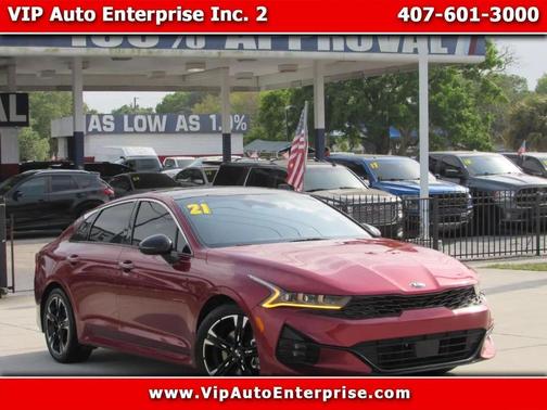 Passion Red 2021 Kia K5 GT-Line