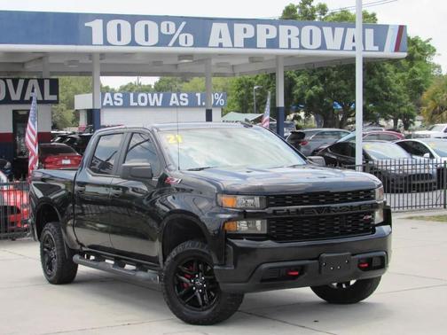 Black 2021 Chevrolet Silverado 1500 Custom Trail Boss