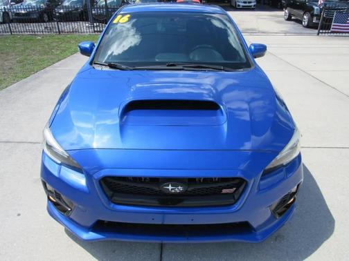 Blue 2016 Subaru WRX STI Base