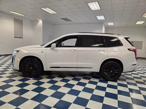 Crystal White 2023 Cadillac XT6 Sport AWD