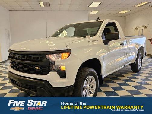 Summit White 2026 Chevrolet Silverado 1500 WT