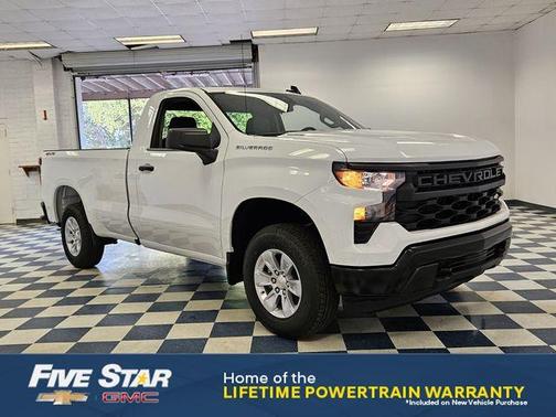Summit White 2026 Chevrolet Silverado 1500 WT