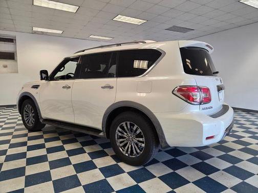 White 2018 Nissan Armada Platinum