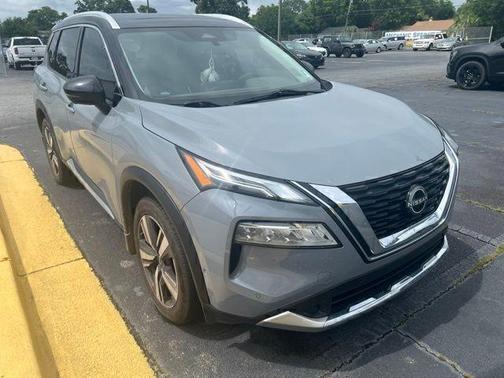 2 Tone Gray / Black Roof 2023 Nissan Rogue Platinum