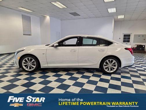 Summit White 2026 Cadillac CT5 Premium Luxury RWD