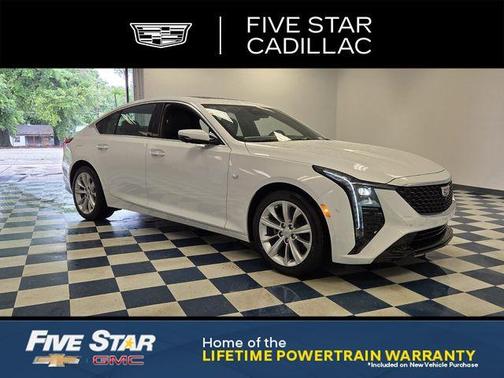 Summit White 2026 Cadillac CT5 Premium Luxury RWD