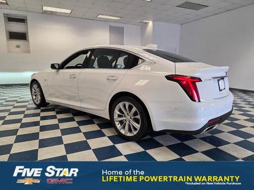 Summit White 2026 Cadillac CT5 Premium Luxury RWD