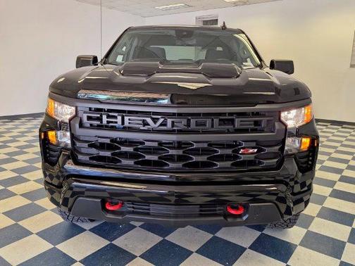 Black 2026 Chevrolet Silverado 1500 Custom Trail Boss